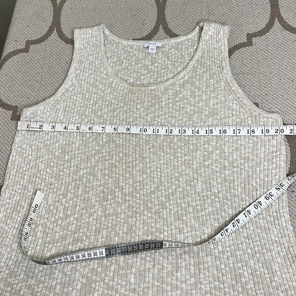 Pure Jill J. Jill Cream Sleeveless Knit Top - Picture 6 of 13